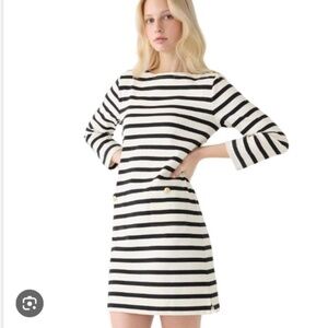 NWT J. Crew Mariner cloth shirtdress with gold buttons size XS